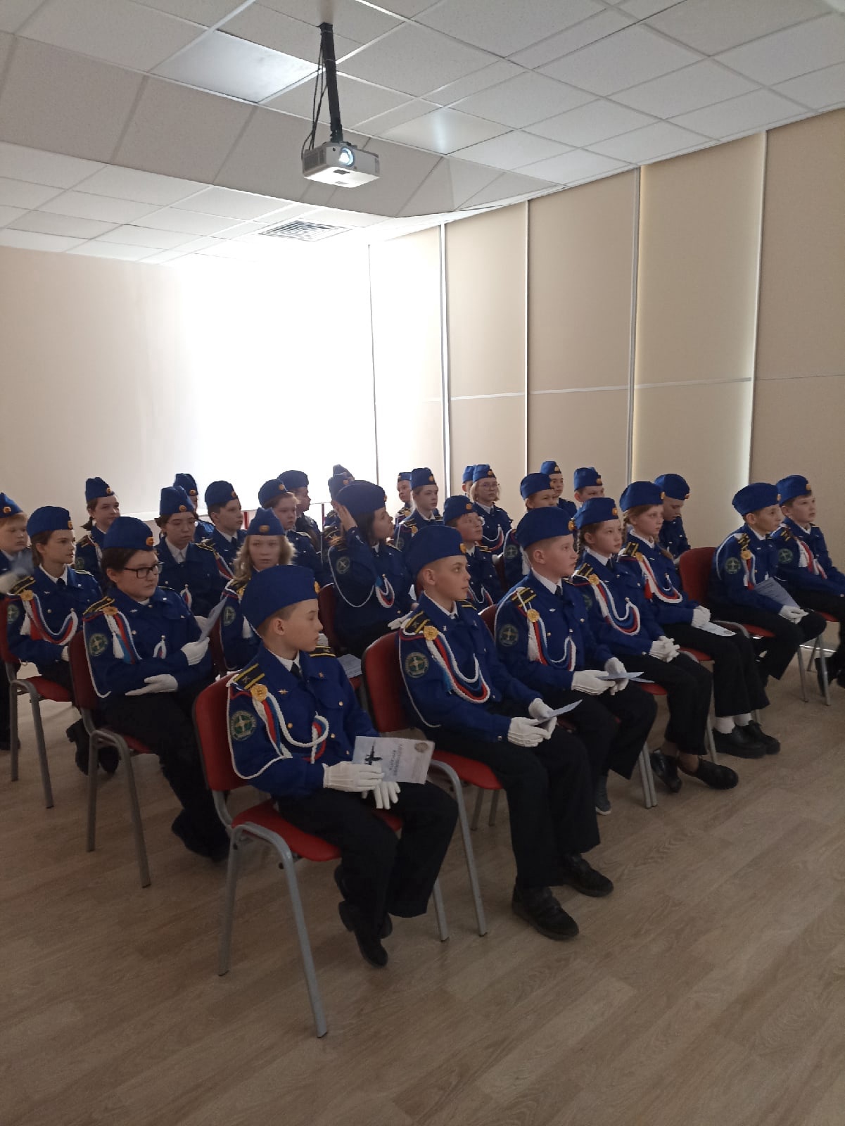 Клятва кадетов Школы юных летчиков